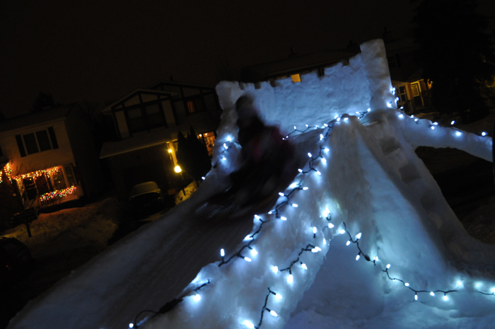 Junkyard Symphony's Super Snow Slide